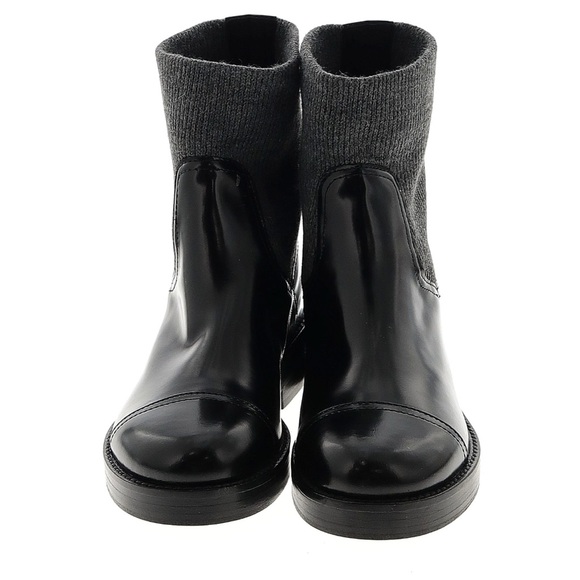 JCREW Rib-cuff boots in Italian leather NWOT size 7.5 - Picture 2 of 4